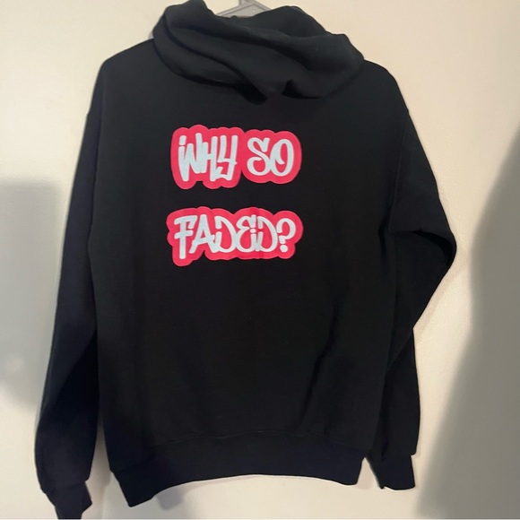 Why So Faded Creepy Clown Vintage Sweatshirt Never Worn Sz Small Unisex Grunge - Picture 2 of 4